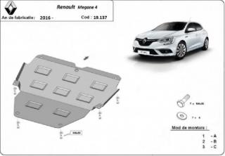 Renault Megane 4 2016- motorvédő lemez