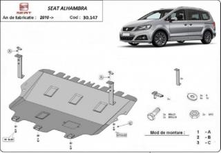 Seat Alhambra 2010- motorvédő lemez