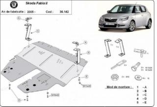 Skoda Fabia 2 2005- motorvédő lemez