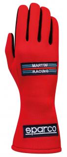 Sparco Martini Racing homológ kesztyű (piros)