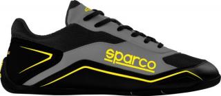Sparco S-Pole szabadidőcipő (fekete-sárga)