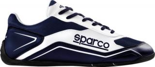 Sparco S-Pole szabadidőcipő (kék-fehér)