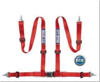 Sparco Sport négypontos biztonsági öv ECE (piros/kék/fekete/ezüst)