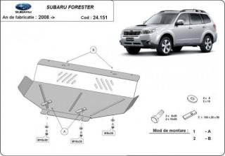 Subaru Forester 2008- motorvédő lemez