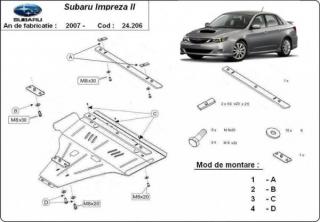 Subaru Impreza 2007- motorvédő lemez
