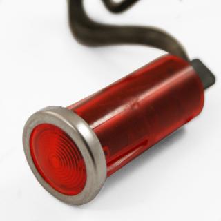 Visszajelző lámpa műszerfalra - piros (izzós)