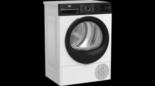 Beko BM3T37239WBB szabadonálló hőszivattyús szárítógép, 7 kg, Steam Cure funkció, FreshCaps, 54 cm mély