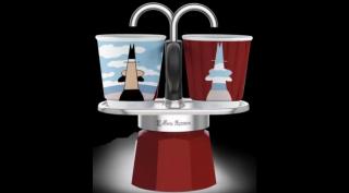Bialetti MINI EXPRESS Magritte kotyogós kávéfőző szett(0001406/MR)