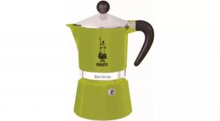 Bialetti RAINBOW kotyogós kávéfőző 6 adag ZÖLD(0004973)