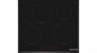 Bosch PIF651HC1E beépíthető Indukciós üvegkerámia főzőlap - Serie6 - Home Connect  Hob-Hood Control - 60cm - Csiszolt szélű kivitel