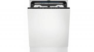 Electrolux EEG68520W, Beépíthető mosogatógép, Quickselect kezelőpanel, MaxiFlex fiók, 14 teríték, AirDry, 8 program