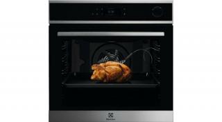 Electrolux EOC8P39WX SteamCrisp beépíthető gőzsütő, maghőmérő, pirolitikus tisztítás, beprogramozott receptek, LCD kijelző