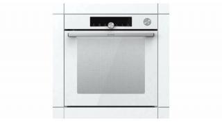 Gorenje BPSA6747A08WG beépíthető sütő, pirolitikus, maghőmérő, gőzfunkció, fehér üveg előlap