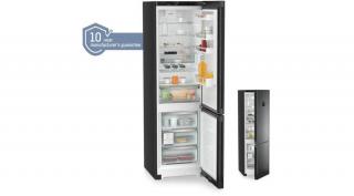 Liebherr CNbdc573i Plus Szabadonálló Hűtő-fagyasztó kombináció EasyFresh és NoFrost funkciókkal, fekete szálcsiszolt inox