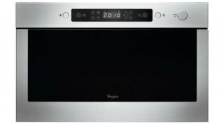 Whirlpool AMW 439/IX Beépíthető mikrohullámú sütő  , Ujjlenyomatmentes inox, 22 liter