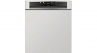 Whirlpool WBO3O33PLX beépíthető mosogatógép,Inox külső panel, "D" energiaosztály, 14 teríték, 9,5 l vízfogyasztás