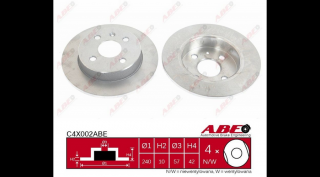 ABE - C4X002ABE - Féktárcsa hátsó
