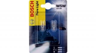 Bosch 1987301052 Longlife izzó 12V W5W Duo