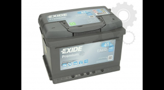 Exide EA612  61Ah/600A  Akkumulátor