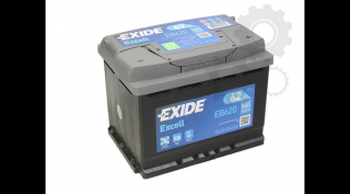 Exide EB620  62Ah/540A  Akkumulátor