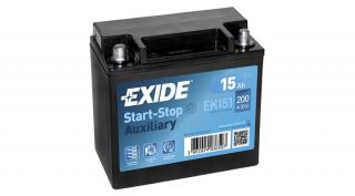 Exide  EK151   15Ah/200A   Akkumulátor