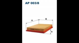 Filtron - AP003/8 - Légszűrő