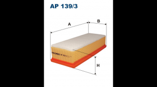 Filtron - AP139/3 - Légszűrő