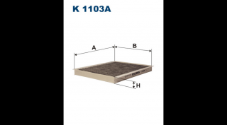 Filtron - K1103A - Pollenszűrő aktív szenes