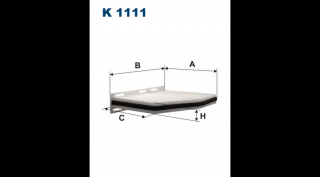 Filtron - K1111 - Pollenszűrő