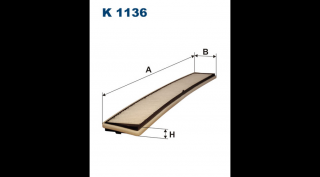 Filtron - K1136 - Pollenszűrő