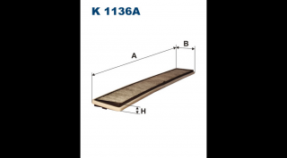 Filtron - K1136A - Pollenszűrő aktív szenes