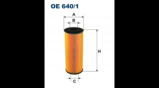 Filtron - OE640/1 - Olajszűrő betét