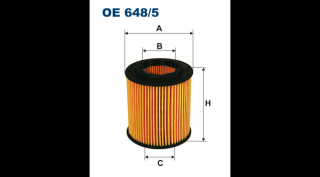 Filtron - OE648/5 - Olajszűrő betét