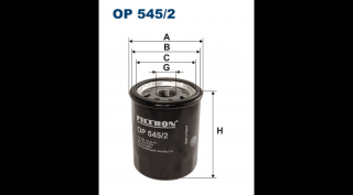 Filtron - OP545/2 - Olajszűrő