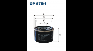 Filtron - OP575/1 - Olajszűrő