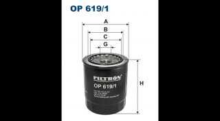 Filtron - OP619/1 - Olajszűrő