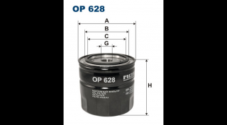 Filtron - OP628 - Olajszűrő