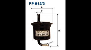 Filtron - PP912/3 - Üzemanyagszűrő