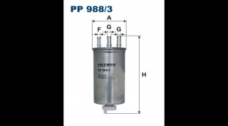 Filtron - PP988/3 - Üzemanyagszűrő