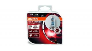 Osram 64193 Night Breaker Silver Duo +100%  H4 izzó 12V 60/55W