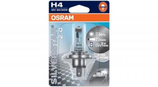 Osram 64193 Silverstar 2 + 60%  H4 izzó 12V 60/55W