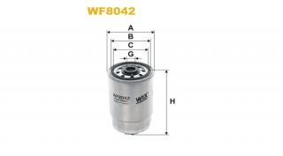 Wix Filters - WF8042 - Üzemanyagszűrő