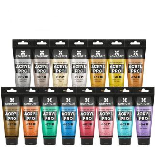 ACRYL PRO kompozit akril festékkészlet 15x75 ml