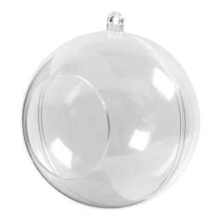 Akril gömb nyílással 8 cm - 5 db (műanyag gömb)