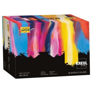Akrilfesték-készlet Solo Goya KREUL 48 x 20 ml