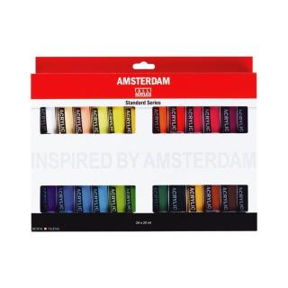 Akrilfesték szett AMSTERDAM STANDARD SERIES / 24x20ml