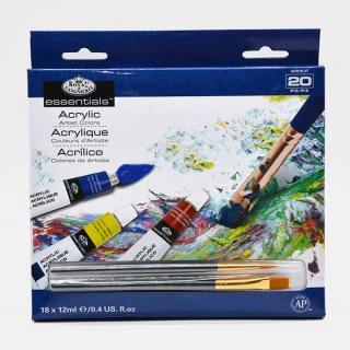 Akrilfestékek ARTIST Paint 18x12ml  (festőszett Royal &amp;)
