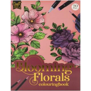 Antistressz kifestőkönyv BLOOMING FLORALS 20 oldal