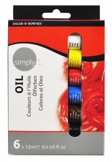 Daler- Rowney - SIMPLY olajfesték készlet 6 x 12ml (Daler )