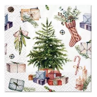 Decoupage szalvéták Christmas at Home - 1 db (karácsonyi)